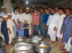 বেগম খালেদা জিয়ার সুস্থ্যতা কামনায় এতিম শিশুদের মধ্যে খাদ্যসামগ্রী বিতরণ