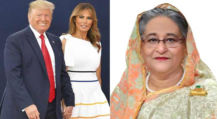 ট্রাম্প ও মেলানিয়ার দ্রুত সুস্থতা কামনা প্রধানমন্ত্রীর