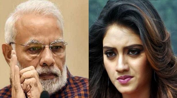 মোদিকে তুলোধুনা করলেন নুসরাত
