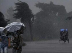 ১৯ অঞ্চলে বজ্রবৃষ্টিসহ ঝড়ের আভাস, সতর্কতা সংকেত