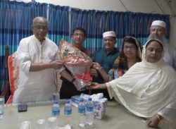 মানিক মিয়া মহিলা কলেজ পরিদর্শনে ইসলামী ব্যাংক চেয়ারম্যান
